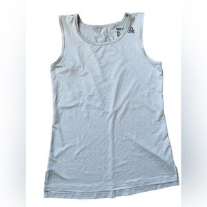 Reebok Women’s Light Gray Athletic Tank Top Size XS
